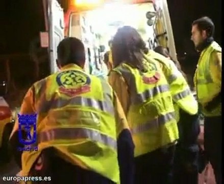 Grave accidente de tráfico en Madrid