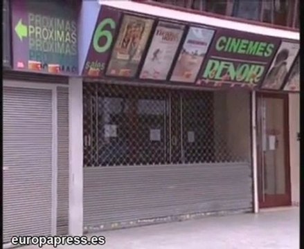 Aparecen pintadas en cines de Barcelona