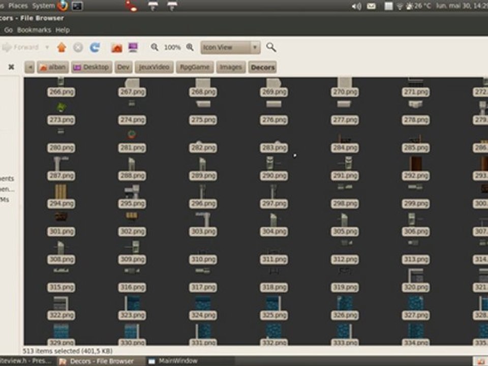 Prototype jeux 2d Qt map editor.