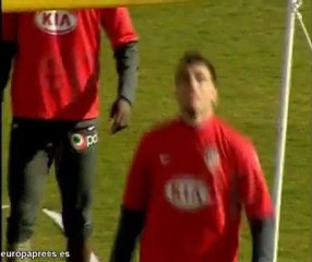 Entrenamiento Atlético de Madrid