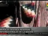 Incremento récord de reservas internacionales en Bolivia