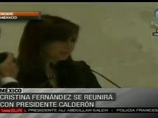 Cristina Fernández destaca crecimiento económico de su pa