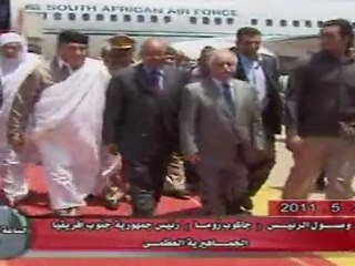 Zuma en Libia para proponer una "estrategia de salida" a Gadafi