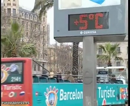 La ola de frío llega a Barcelona