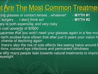 Improve Eyesight - Naturally Improve Your Eyesight (Part 1)