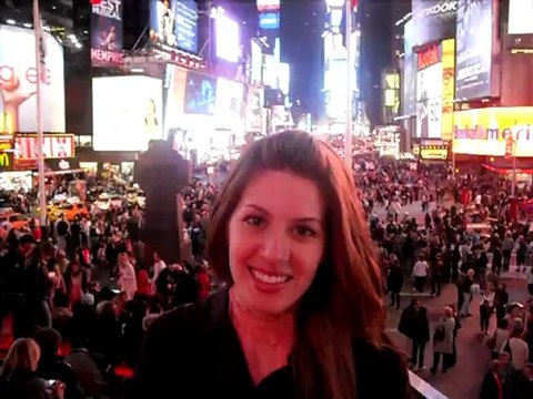 Lady Gaga Glasses is going real-time in Times Square...