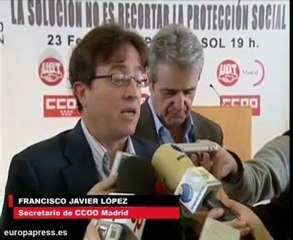 Sindicatos animan a manifestarse