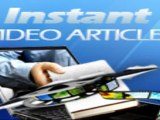 Instant Video Article - Instantly convert Your Articles Into Video!