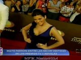 Maite Perroni Mejor Vestida en TVyNovelas || EGyLF