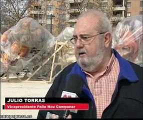 Ya están en la calle los primeros 'ninots'