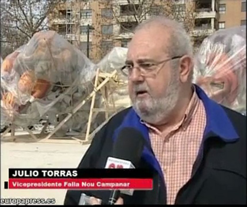 Ya están en la calle los primeros 'ninots'