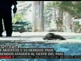 Ataques dejan 4 muertos y 33 heridos en Afganistán