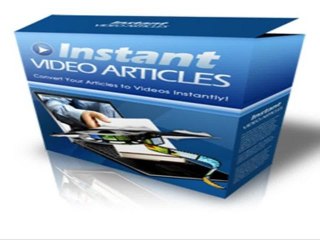 Breakthrough Software Converts Your Articles Into Videos In Seconds!