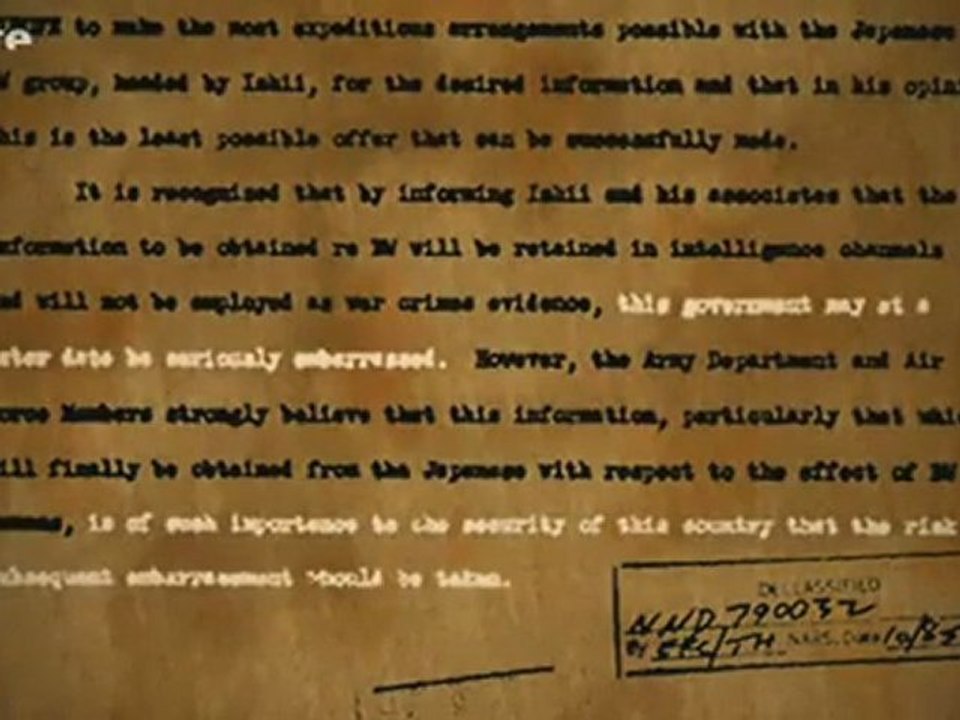 Docteurs De La Mort, Experiences de Guerres 2/4 Documentaire