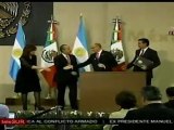 Visita de Cristina Fernández a México