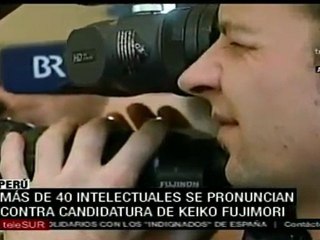 Protestan en Perú contra candidatura de Fujimori