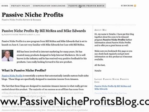 Passive Niche Profits