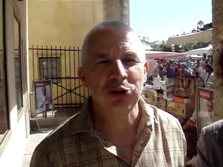 Muriel Di Bari et Gilbert Chamonal au marché du Cannet un dimanche matin...
