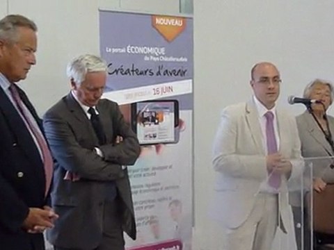 Inauguration Pépinière d'entreprises de Châtellerault