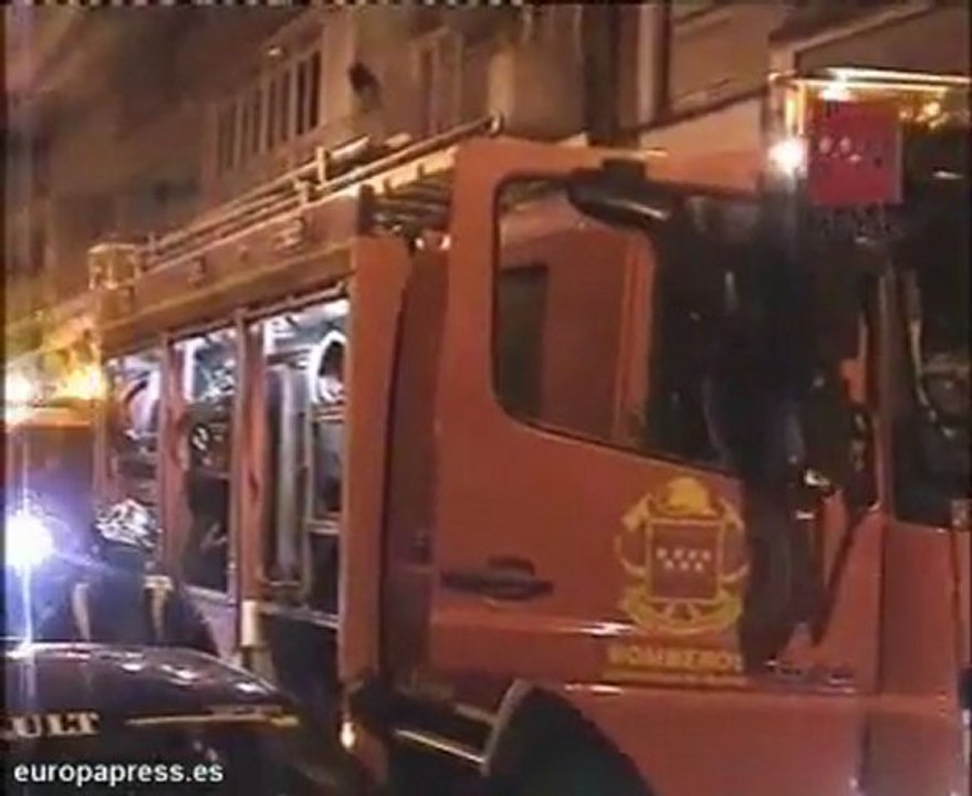 13 intoxicados en un incendio en Getafe
