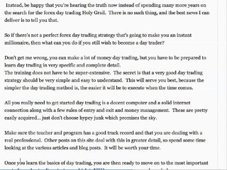 A Forex Day Trading System That Works