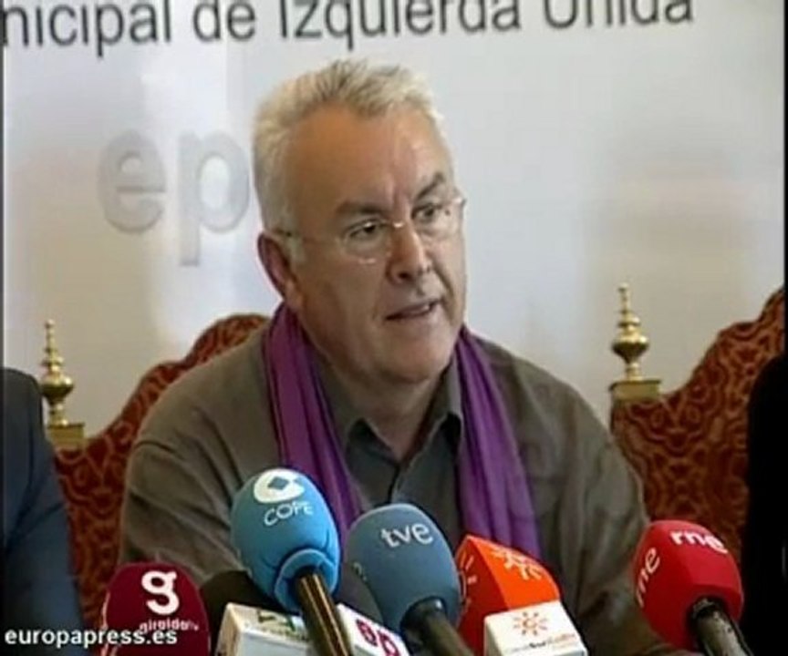 Cayo Lara carca contra Bárcenas