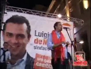 Napoli - Il trionfo di Liugi de Magistris