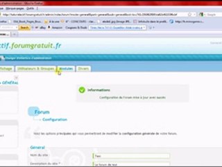 Créer un forum: Mettre votre forum Forumactif en mode construction