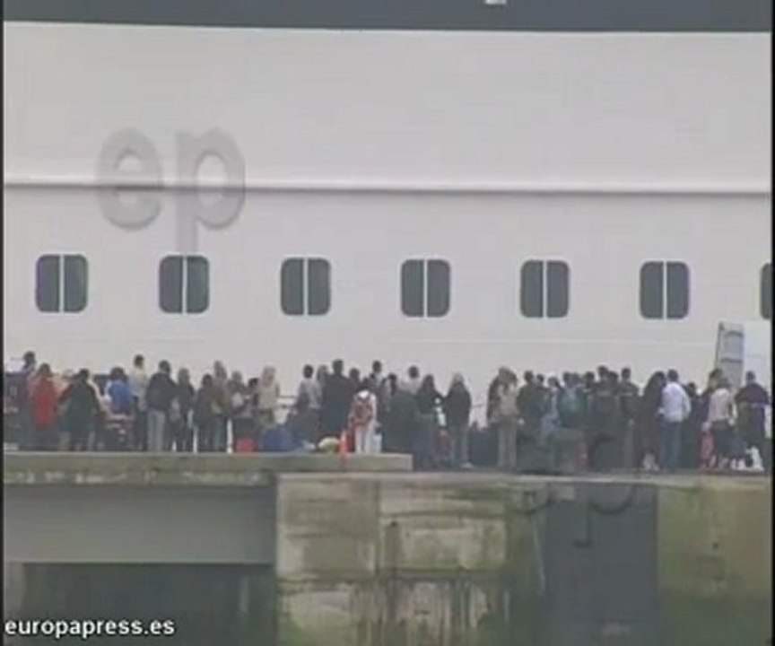 Siguen llegando a Bilbao afectados por nube