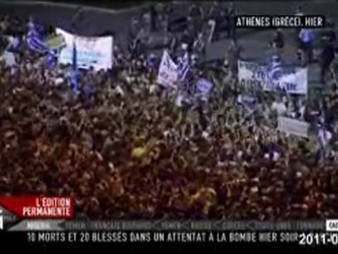 INDIGNéS répression en France + Espagne + Grèce