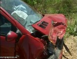 Tres heridos leves en un accidente múltiple