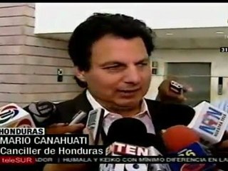 Canciller hondureño insta a caminar juntos,sin resentimient