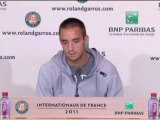 Roland Garros - Troicki no culpa al recogepelotas