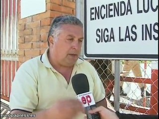 Encadenado a las puertas de la Central Nuclear