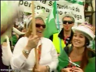 Los arquitectos se manifiestan en Madrid