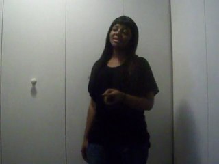 Me singing "j'envoie valser" by Zazie