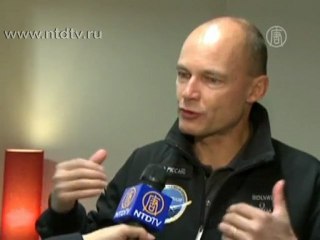 1-й международный рейс «солнечного» самолета