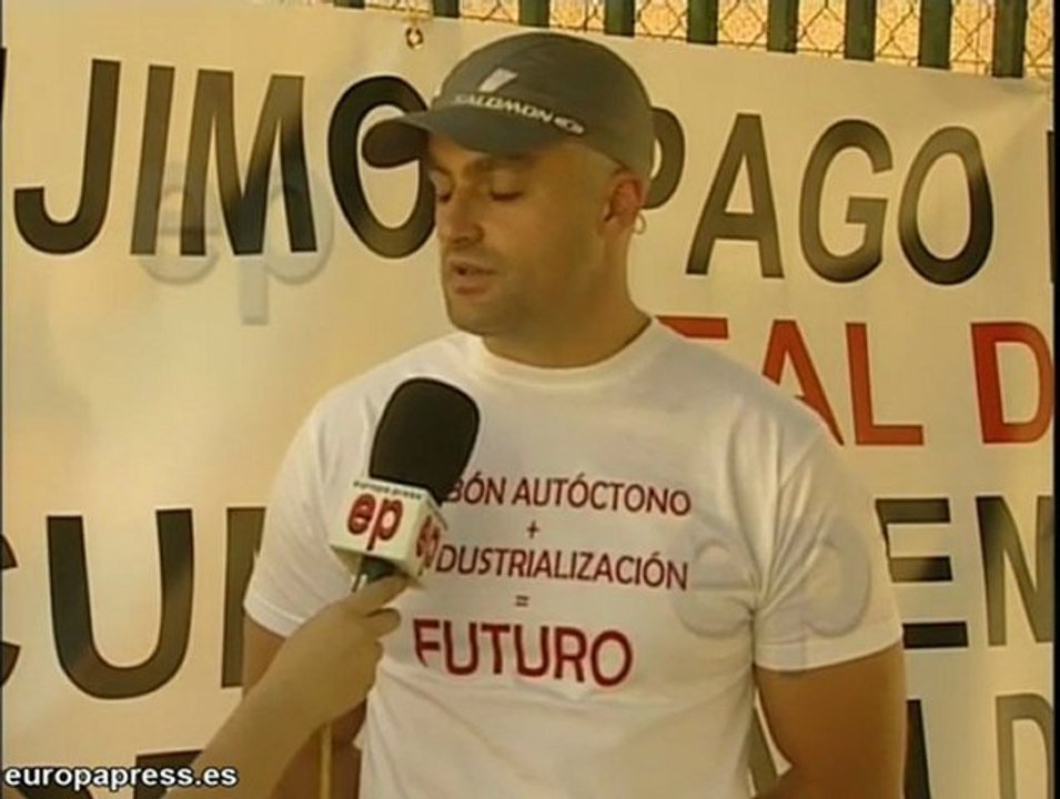 Los mineros reclaman el pago de sus nóminas