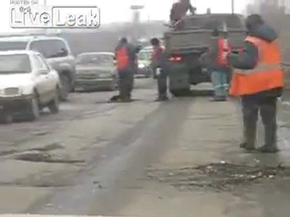 Road Repair in Russia