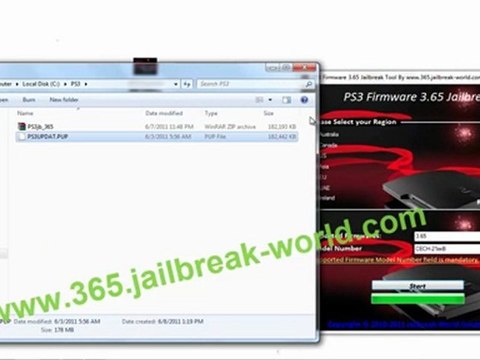 PS3 3.65 Jailbreak / 3.65 Firmware / FREE CL´s
