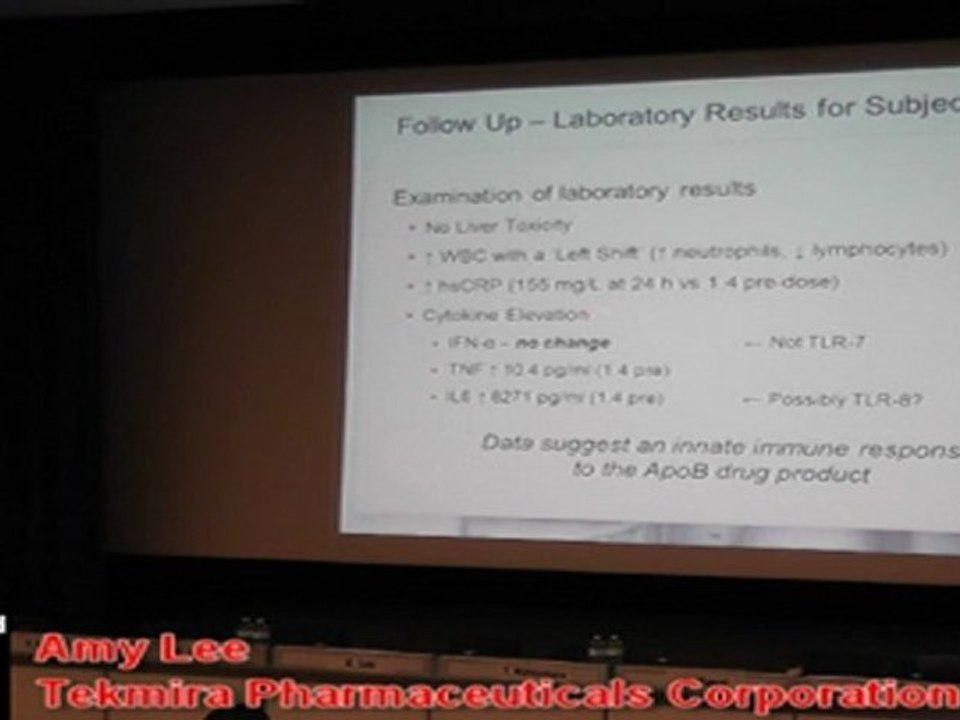 Amy Lee - The development of lipid nanoparticle formulations for siRNA-based drugs