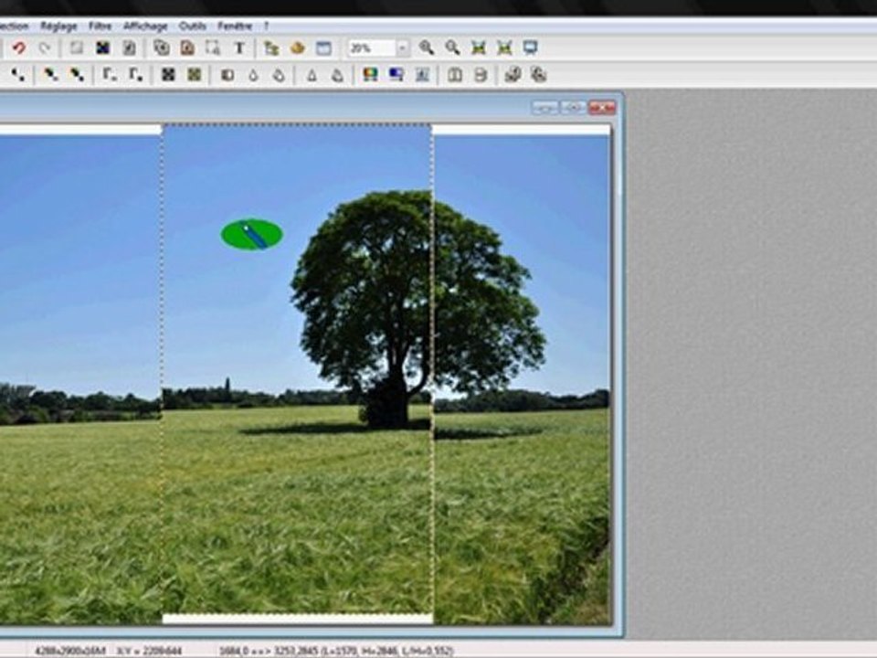 Triptyque simple avec photofiltre