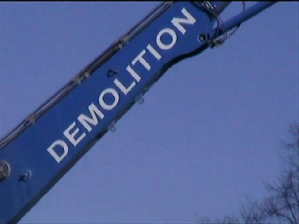 Démolition d'immeuble à Vandoeuvre-les-Nancy