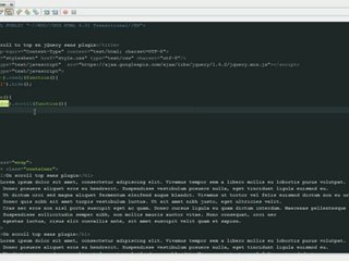 Tutoriel : Créer un scrollTop avec jQuery