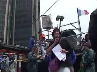 Flasmob "la pénibilité au rencart" à Paris, le 31 mai 2011