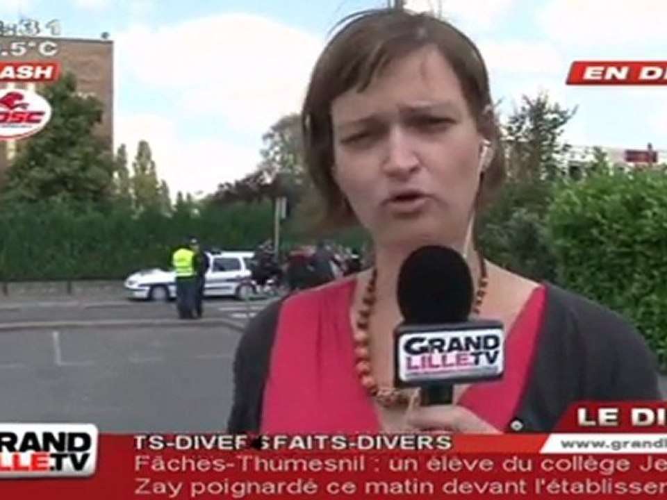 Un élève sauvagement poignardé à Jean Zay (Faches Thumesnil)