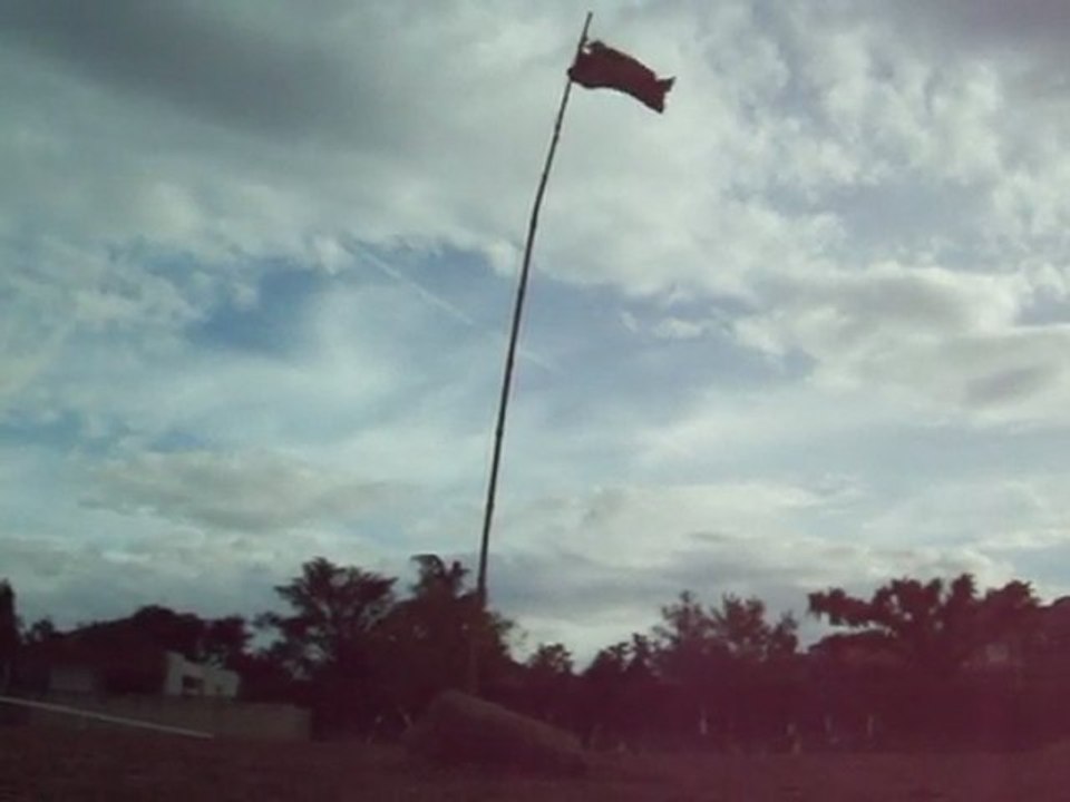 Vue du drapeau , même pas peur...