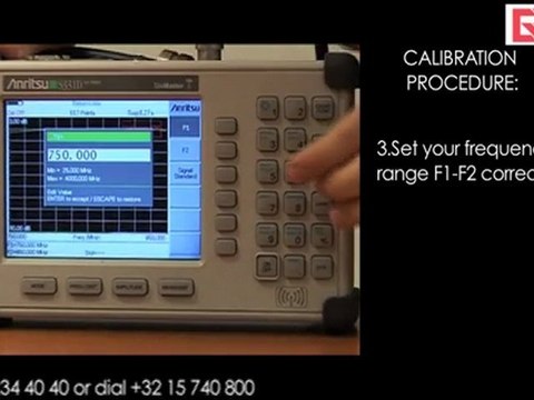 Calibration Site Master Anritsu S331D (Training video)