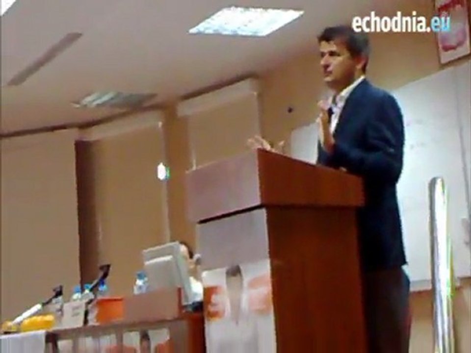 Janusz Palikot w Kielcach