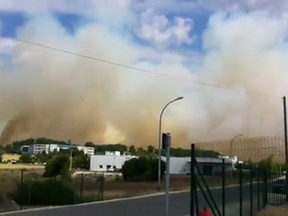 Incendie à Soyaux